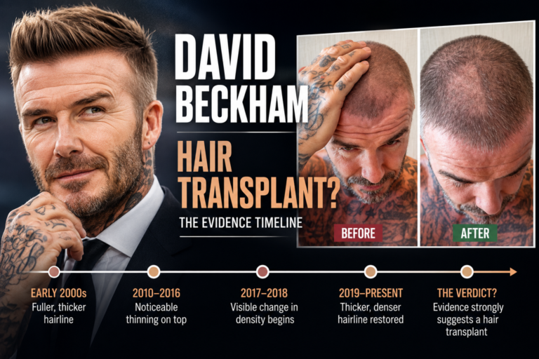 David Beckham Have a Hair Transplant