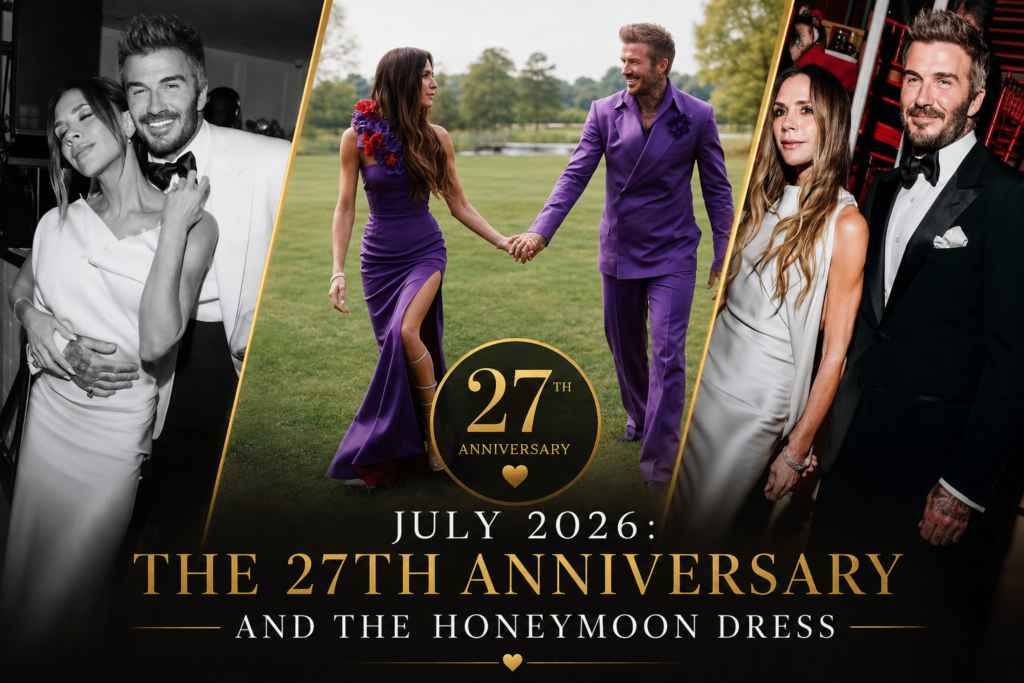 The 27th Anniversary and the Honeymoon Dress