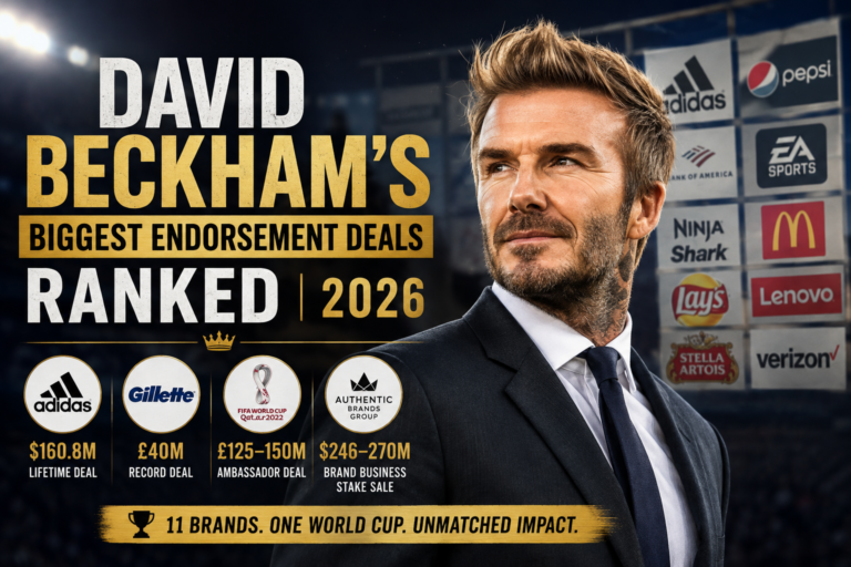 David Beckham’s Biggest Endorsement Deals, Ranked (2026)